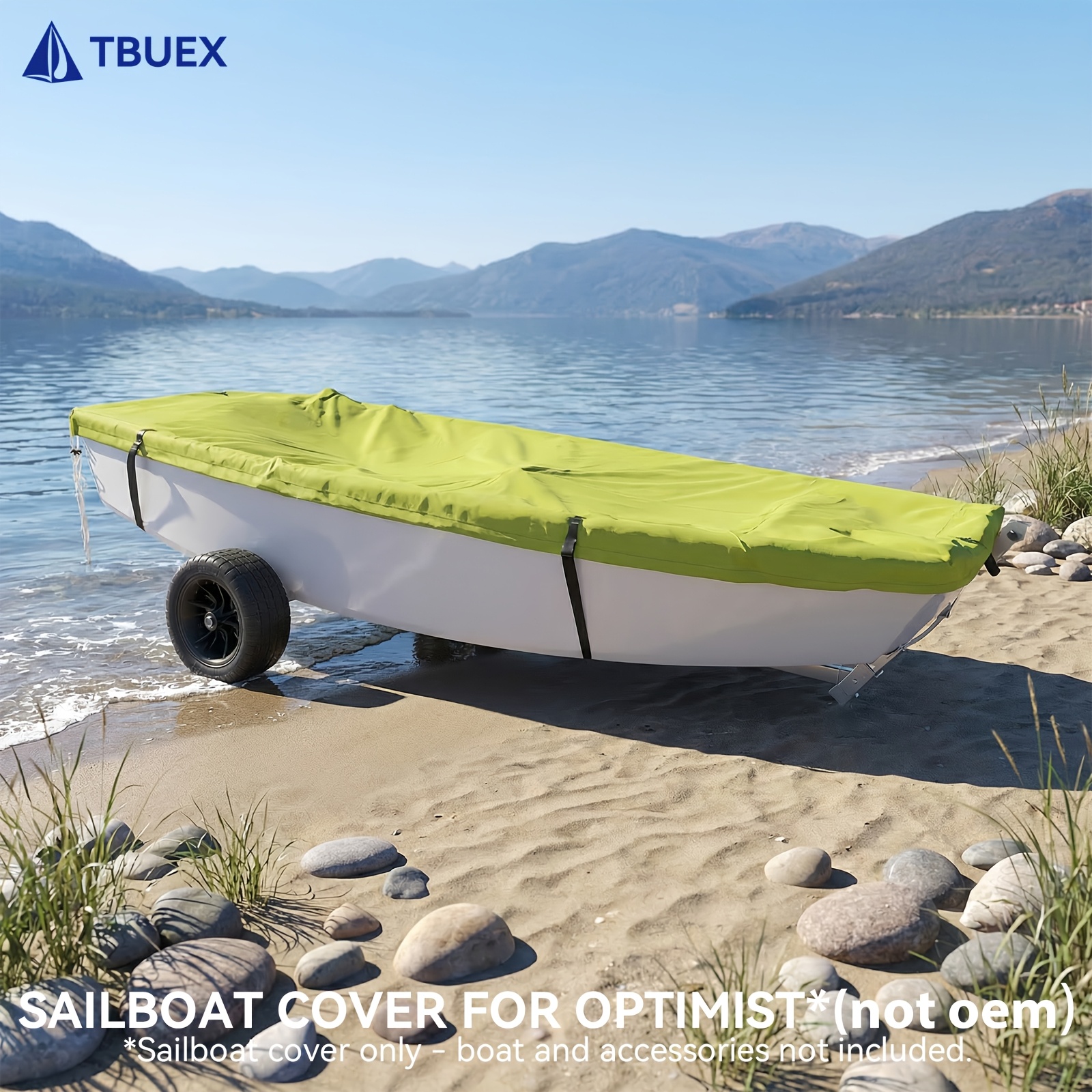 TBUEX Colorful Sailboat Cover for Optimist Dinghy