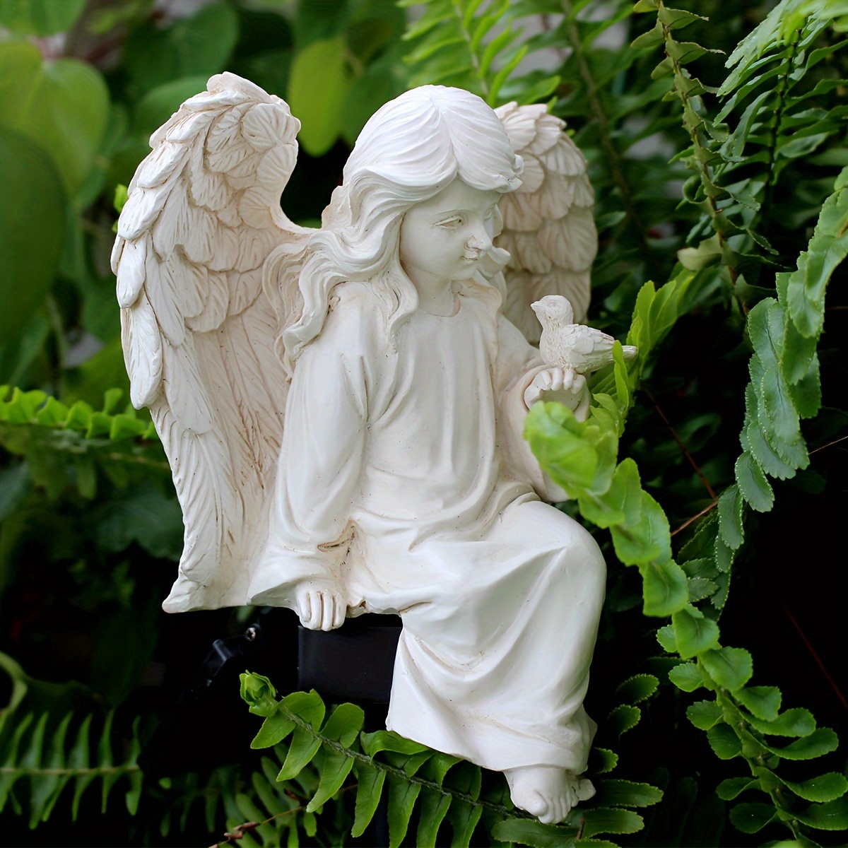 庭 バルコニー 屋外庭園のための1個の太陽の天使像 樹脂製の天使 芝生に挿入する床 家族 友人 教師 クラスメートの誕生 - Temu Japan