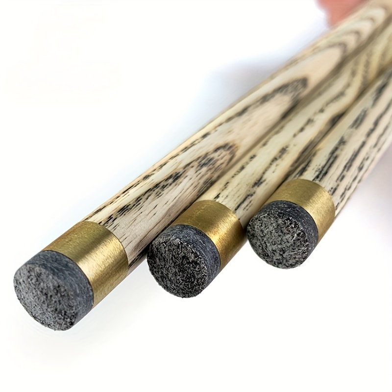 Universal English Snooker Cue, 10Mm Small Tip Cue, Cue for Billiard Clubs. Made of Ash Wood, a Two-Section Cue with Excellent Feel, Brass Joint And Brass Hoop