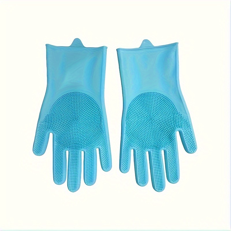 multifunctional silicone cleaning gloves waterproof and tear resistant magic household gloves for dishwashing laundry and car washing alcohol free ideal for bathroom   room use details 9