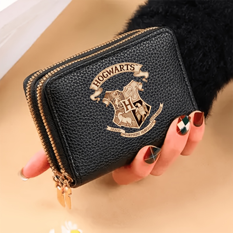 TEMU Warner (wb) Double-layer Zipper Wallet, Women's Short Credit Card Holder, Accordion Card Case, Large Capacity Coin Purse