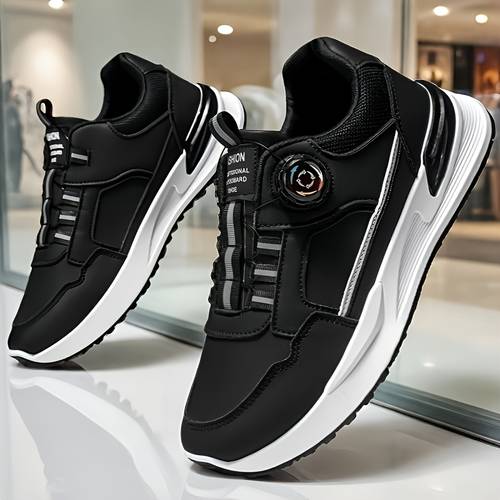 zdjęcie przedmiotu buty do biegania dla mężczyzn w rozmiarze plus, buty do chodzenia na zewnątrz, buty do treningu krzyżowego, modne sneakersy, uniwersalne buty casualowe, niskie buty do deskorolki dla studentów na wszystkie pory : wiosna, , jesień