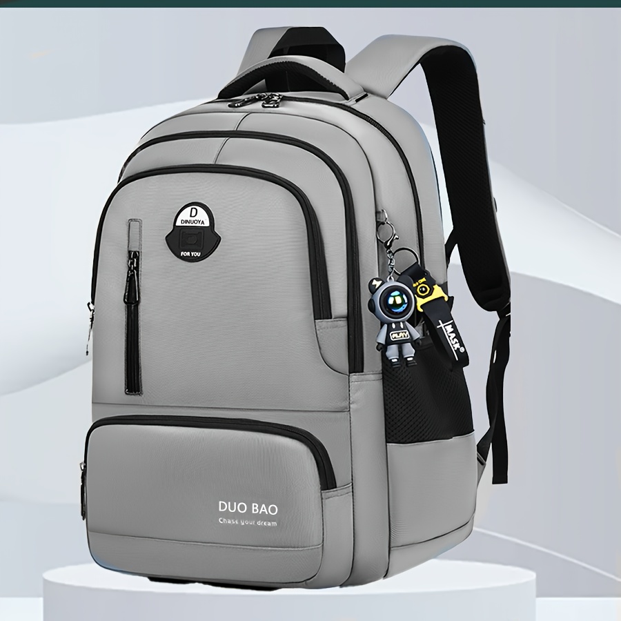 unisex backpack spine protection large capacity laptop Temu - Main Image