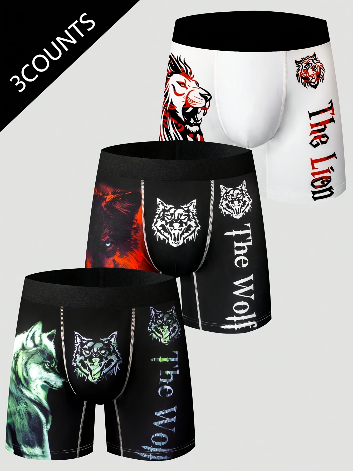wolf underwear sold on Temu United States