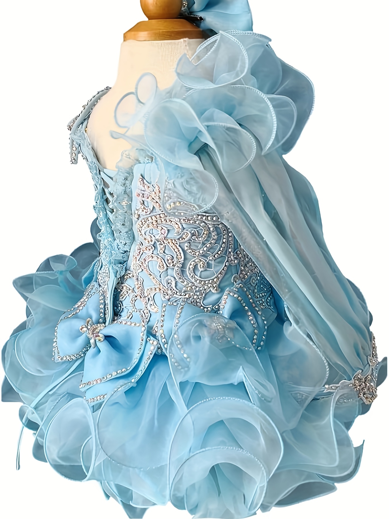 pageant dress handmade beaded dresses toddler - Temu