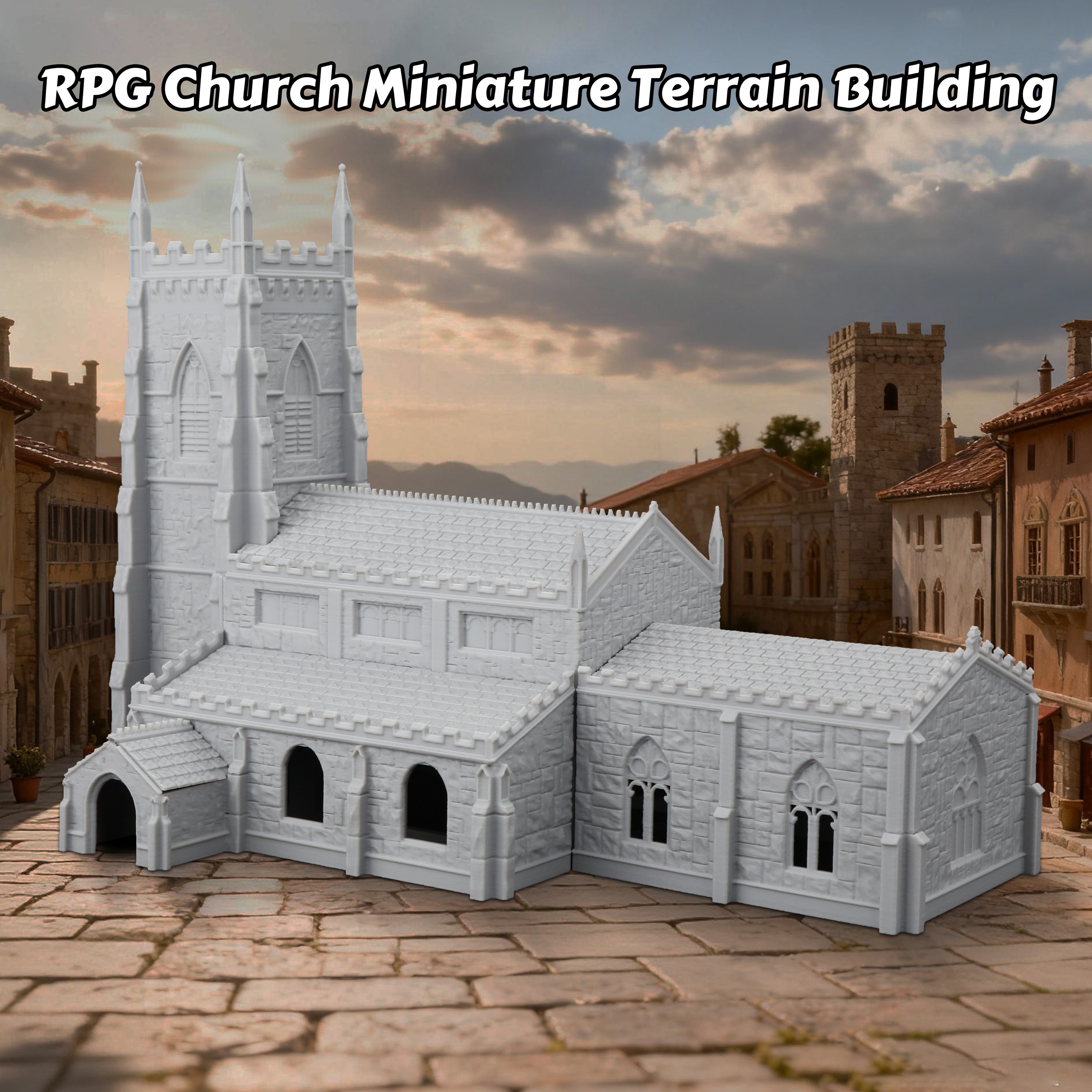 Gothic Cathedral Model Kit for Tabletop Games