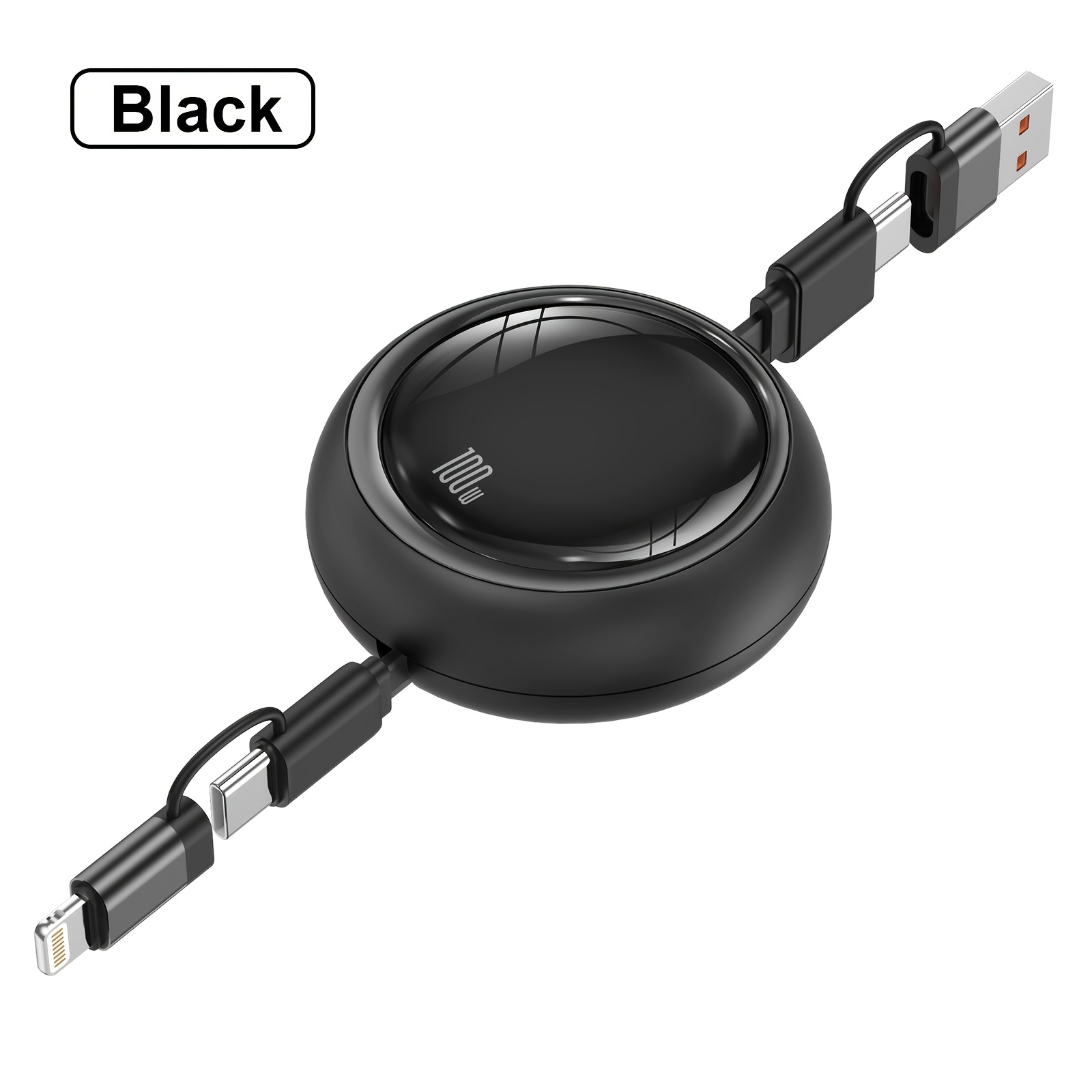 4-in- Fast Charging, Transmission, Type C To Type C Data Cable, Suitable For , For Iphone 15-17, For Macbook/ipad And Other Devices