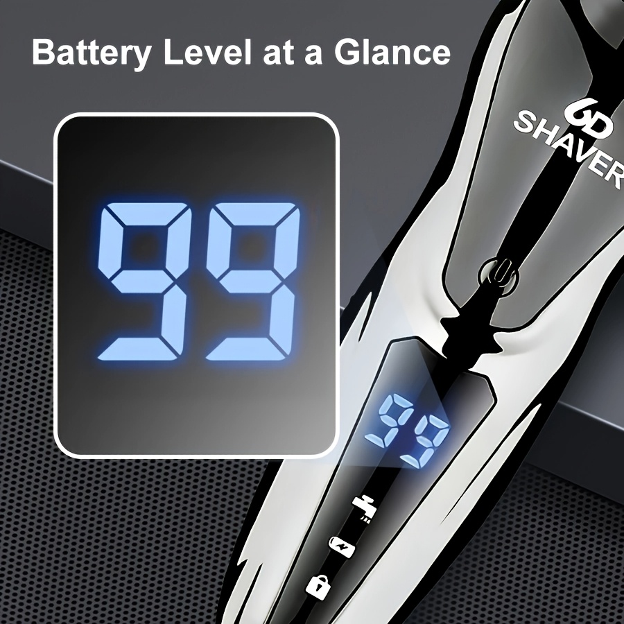 mens electric shaver 4 in 1 multifunctional shaver for shaving haircutting trimming and nose hair trimmer usb charging holiday gift for men Product details 7