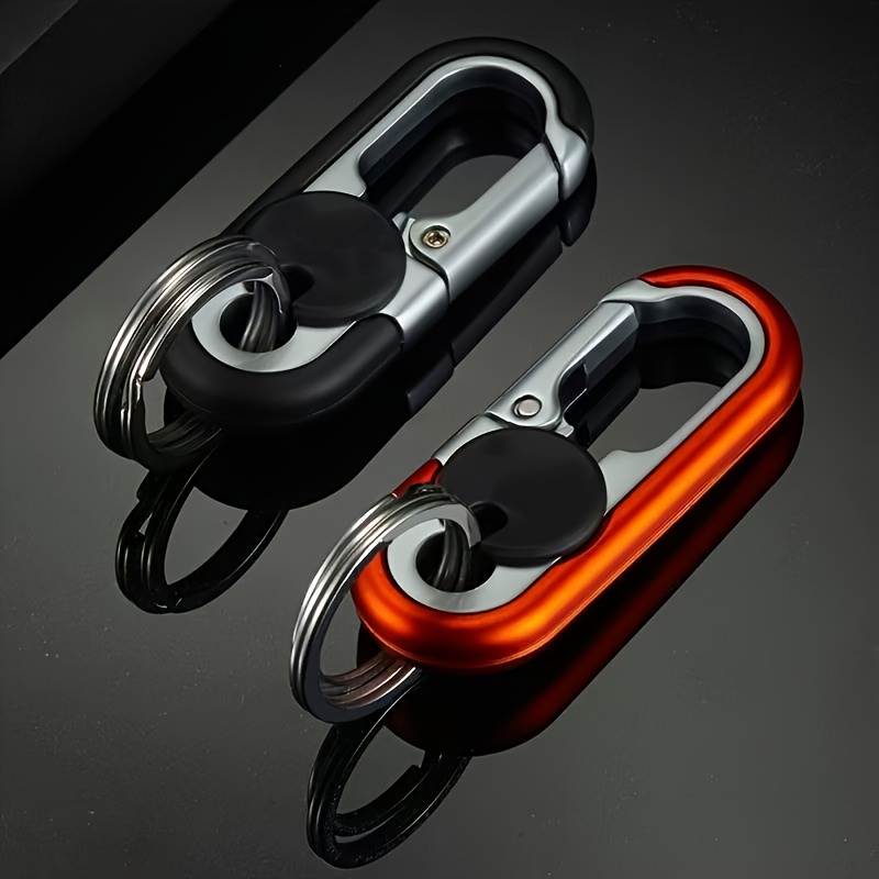 TEMU 2pcs Car Premium Keychains With Remote Key Belt Clip (2pcs Keychains And 4pcs Key Rings) Suitable For Men Women Daily Commuting Outfit Additions