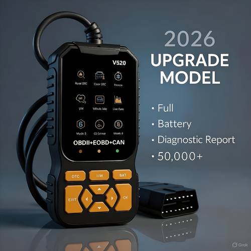 professional diagnostic scanner tool usb powered engine fault detector code reader battery tester i m ready supports 10 languages suitable for all obd ii vehicles no battery required