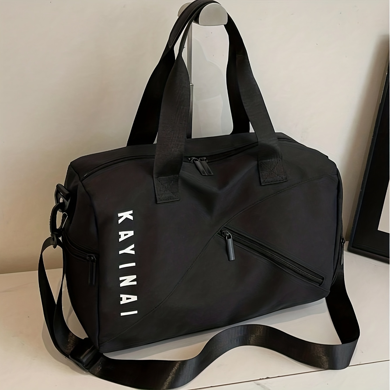E-shop Kleine Unisex-Fitness-Tasche, Outdoor-Reisetasche, Trocken-Nass-Trennung Aufbewahrungstasche mit Reißverschluss, Eng anliegende Reisetasche,
