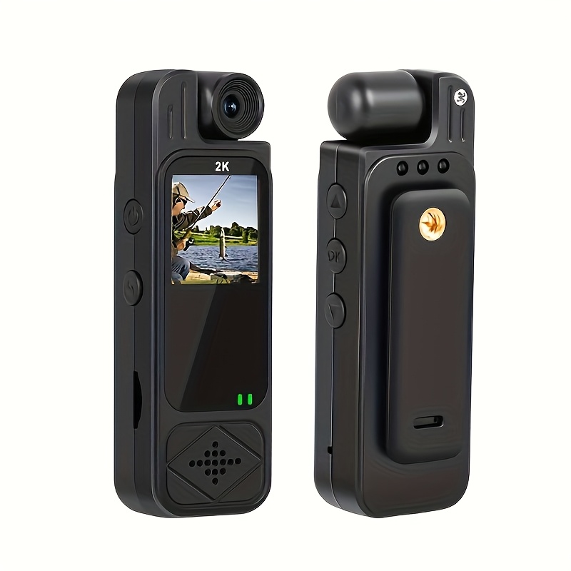 lente   de     a  °, ecrã  , design portátil com clipe, bateria recarregável   de 1000mah, adequada para deslocações, caminhadas ao ar livre, gravação de desporto e presente ideal para o halloween/ /aniversários detalhes 1