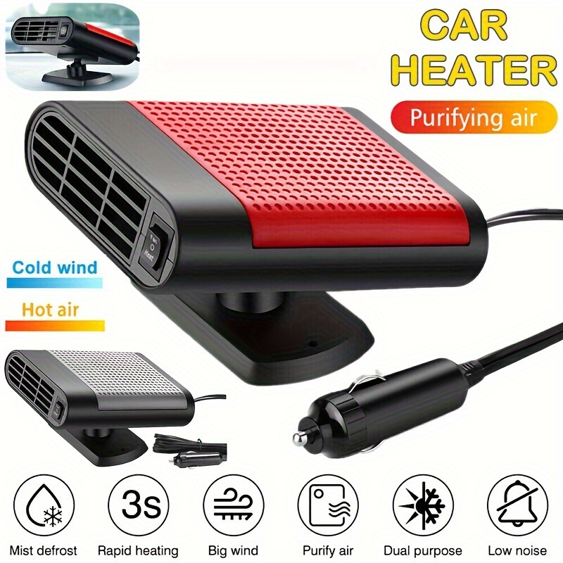 Chauffage Pour Voiture 2 En 1, Réglage Libre à 360°, 150w 12v