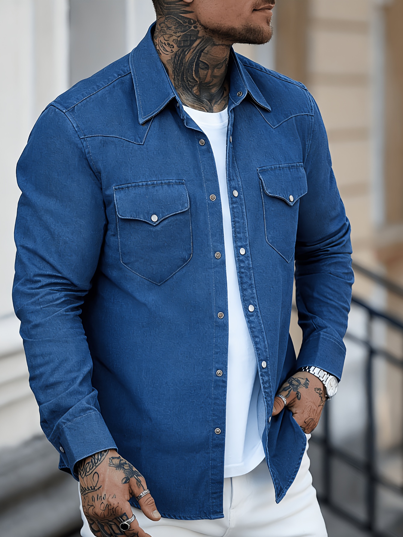 Men's Denim Shirt