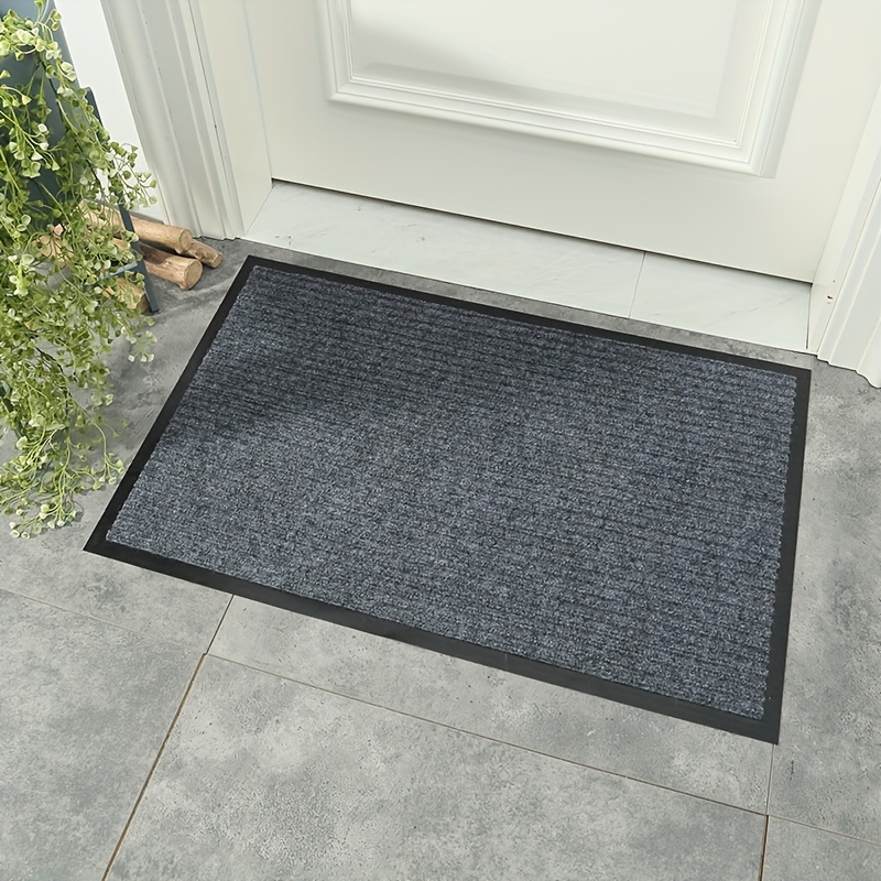 

1pc Non-slip Pvc Absorbent Door Mat, 15x23 Inches - Entrances, Hand Washable, Rectangular Home Decor