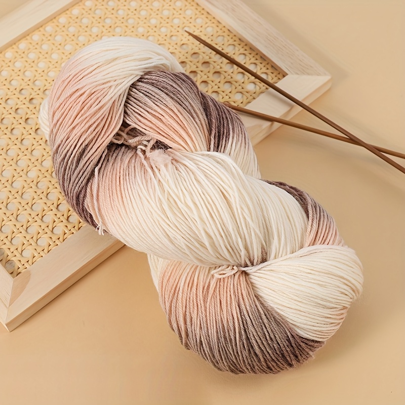 Image of 1 Roll 250g 90% Wool 10% Polyester -dye Wool Yarn, Suitable For Crocheting Clothes, Shawls, Cushions, Gloves, Socks, Scarves, Backpacks And Other Handicrafts, Total Length . 650m/roll