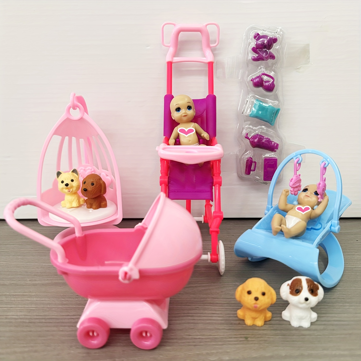 doll and stroller set sold on Temu Canada