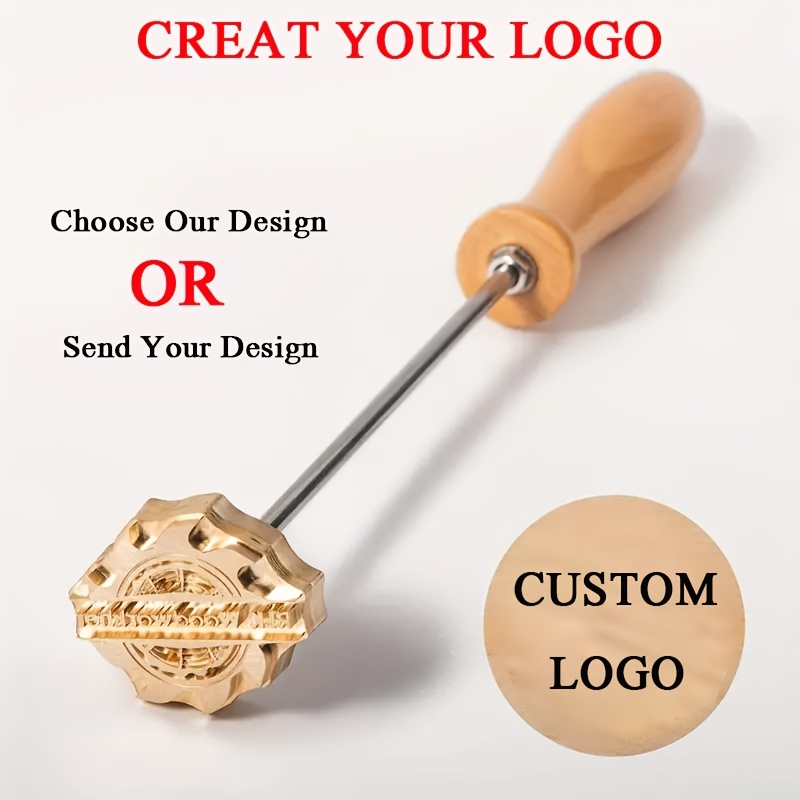 STAMTECH Custom Metal Branding Iron For Wood, Leather, And More - Personalized And Durable (1x1) | Buy Now With Express International Delivery