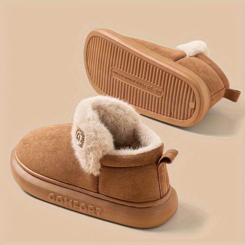winter warm and comfortable snow slippers for men women soft fleece indoor outdoor portable shoes ideal for home balcony supermarket and snowy days women winter boots men winter boots winterschuhe damen womens winter boots insulated winter boots men winter boots for women lined winter boots women womens boots for winter 6