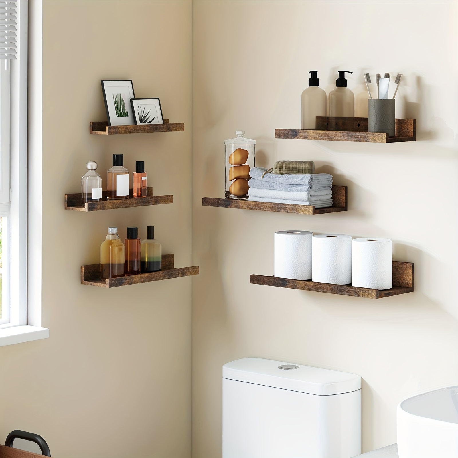 Floating Shelf Set Kitchen Entryway