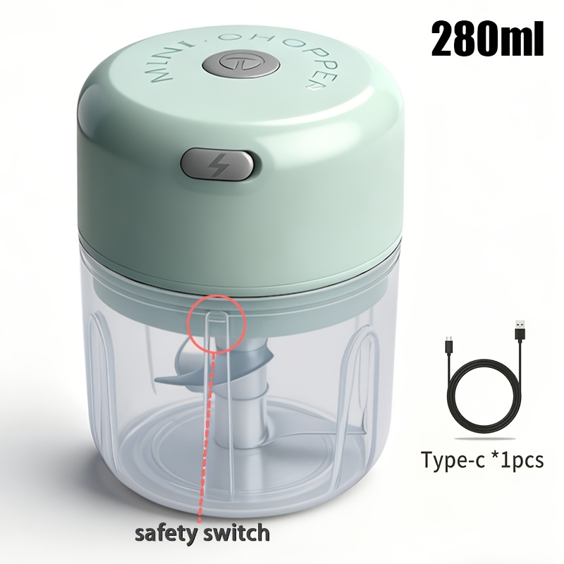 Image of Meat Grinder Electric Garlic Crusher Food Chopper Mini Garlic Press Vegetable Chopper Masher Machine Usb Kitchen Gadgets