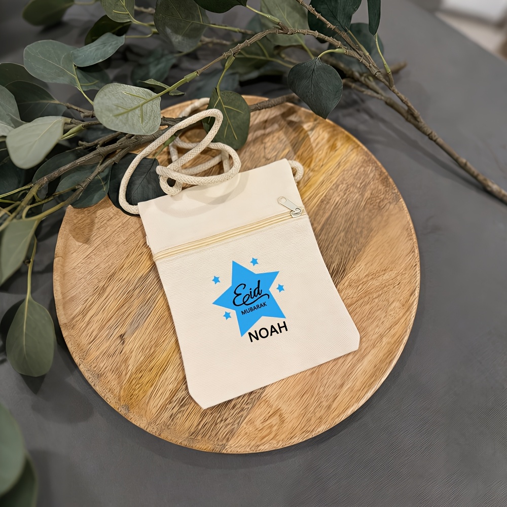 TEMU Customized Name Gifts For Ramadan, A Blessed Eid Al-fitr. With Special Bags For Children, Perfect For Their First Eid And Ramadan