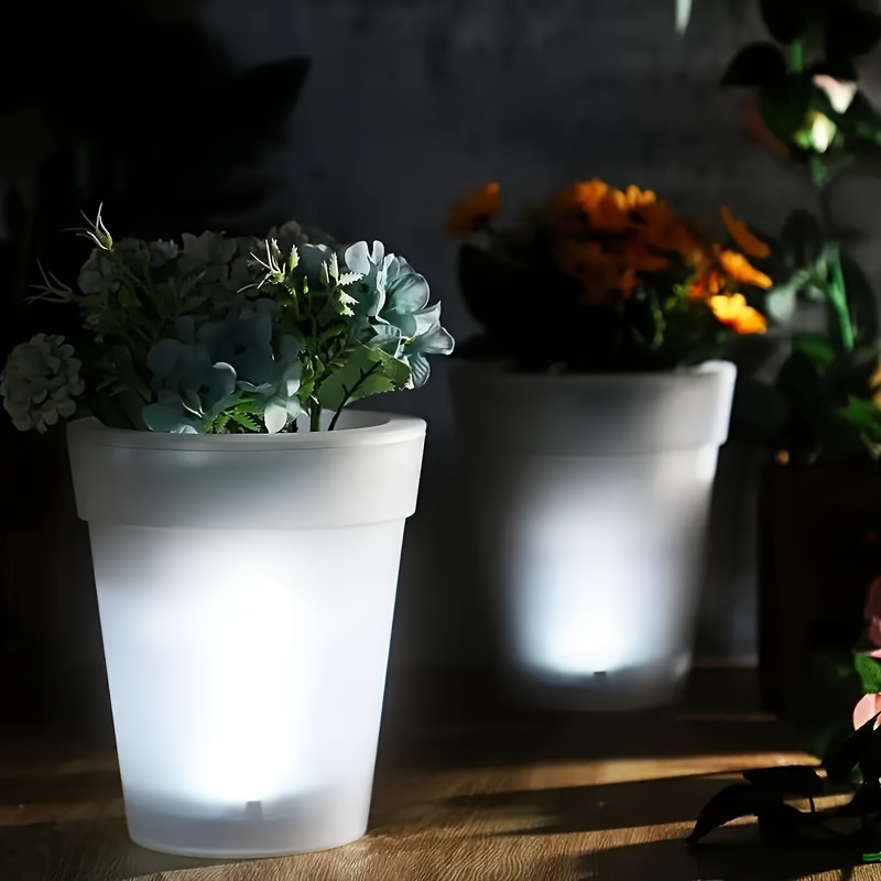solar 4 led flower   decorate your gardens desktop multifunctional indoor outdoor decorative lamp suitable for living room tea area terrace   halloween and christmas decorations solar courtyard light