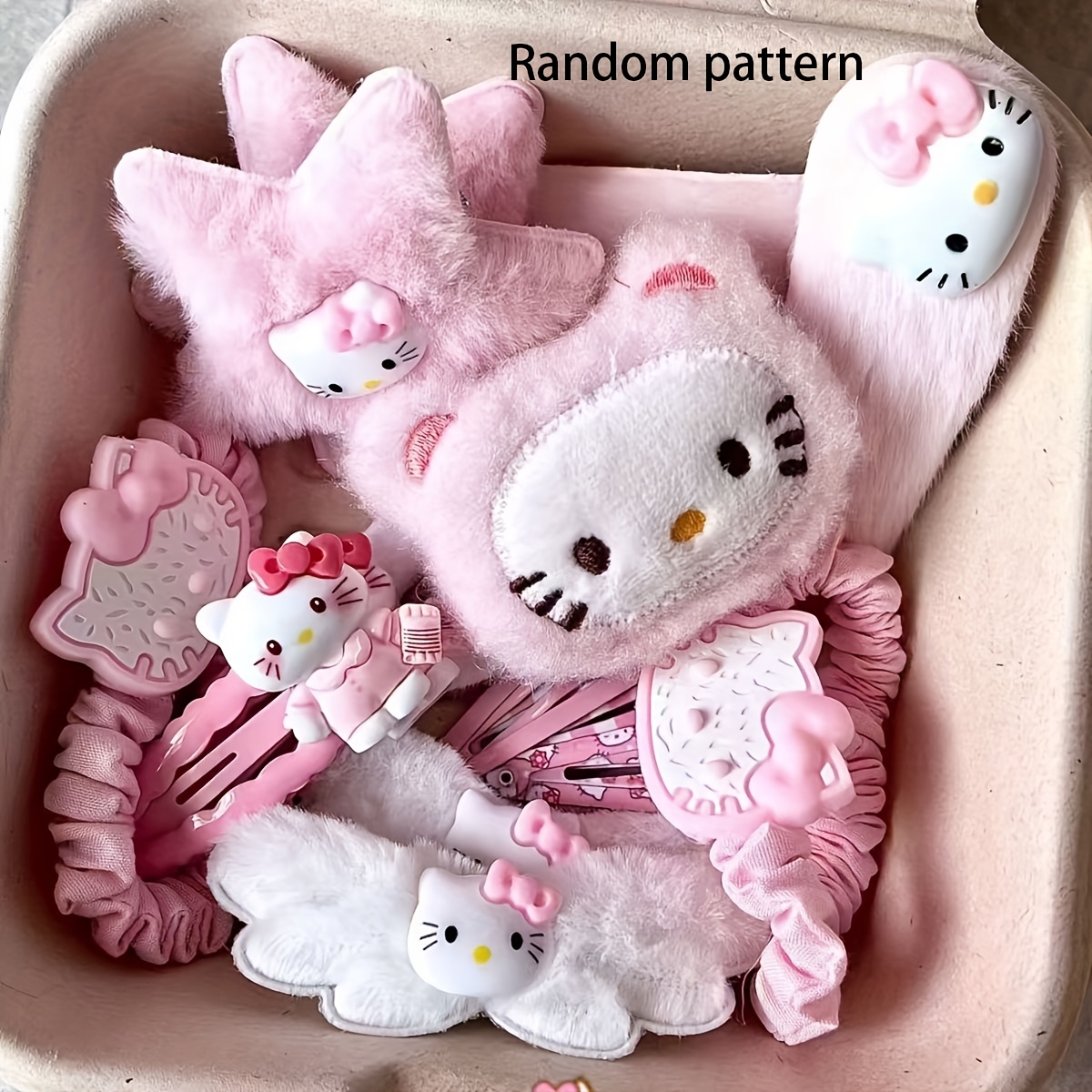15pcs pink hair accessories set kt cat - Temu Mauritius