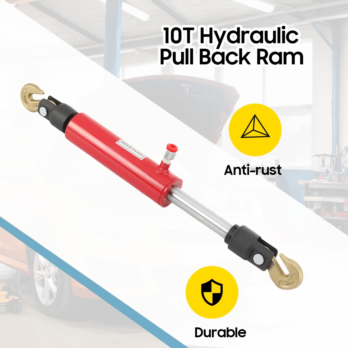 10 TON Hydraulic Pull Back RAM for Portable Power Tool