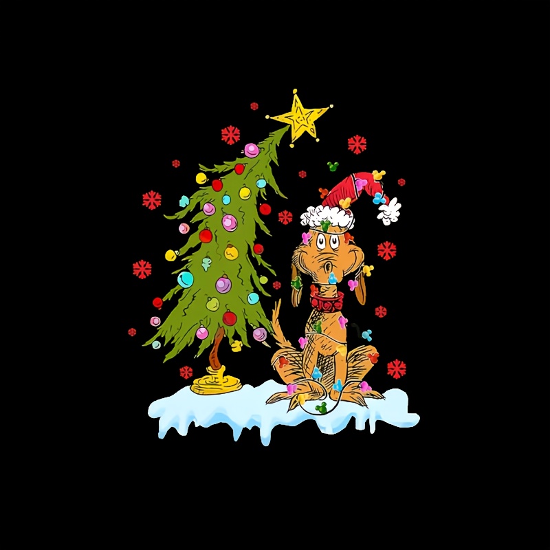 

Christmas Decal - Iron-on For Diy T-shirts, Hoodies, Backpacks & -