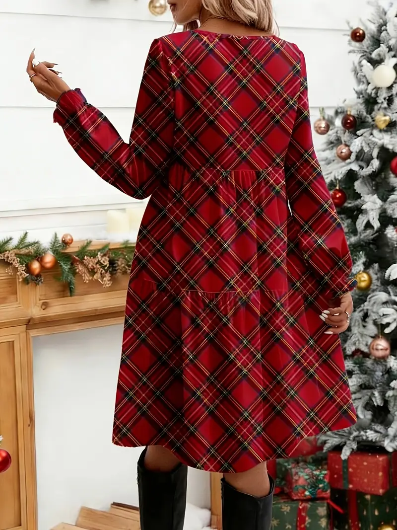 plaid christmas dress plus size Wrap Dress Plus Size Christmas Dress Uk Plus Size Plaid Maxi Dress Top