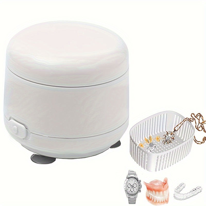 

Ultrasonic Jewelry Cleaner, Mini Portable Small Household Ultrasonic Cleaner For Cleaning Jewelry, Glasses, Watches, Dentures, Rings, Razor Blades Ideal For Home Use