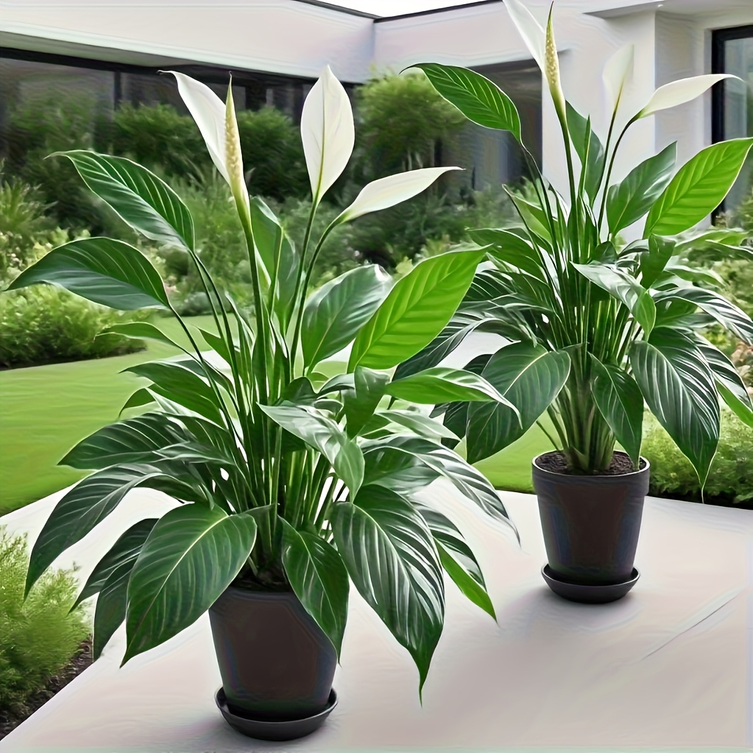 2pcs large outdoor artificial greenery set uv resistant faux plants and flowers rainproof design ideal for tropical plant arrangements   photography indoor home decor wedding backdrops or apartment backgrounds year round freshness