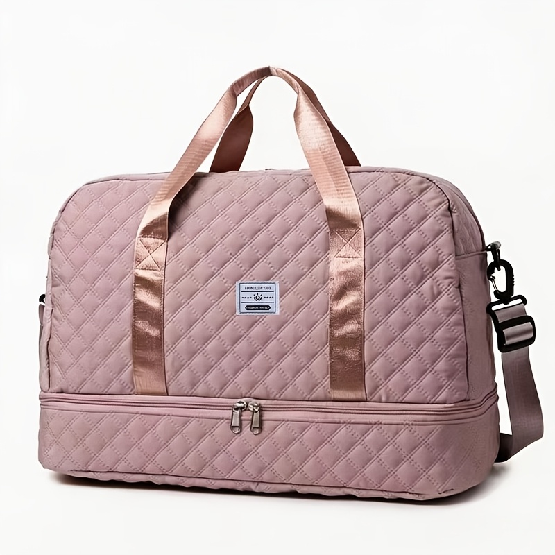 TEMU Bolso tote de mujer con compartimentos, bolso para portátil de gran capacidad, adecuado para maestras, enfermeras, viajes, universidad, uso
