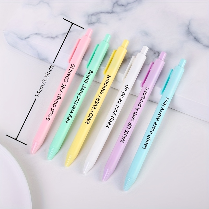 Engrowtic 50 Set Inspirational Pens Gifts Bulk Bee Mental Health Motivational