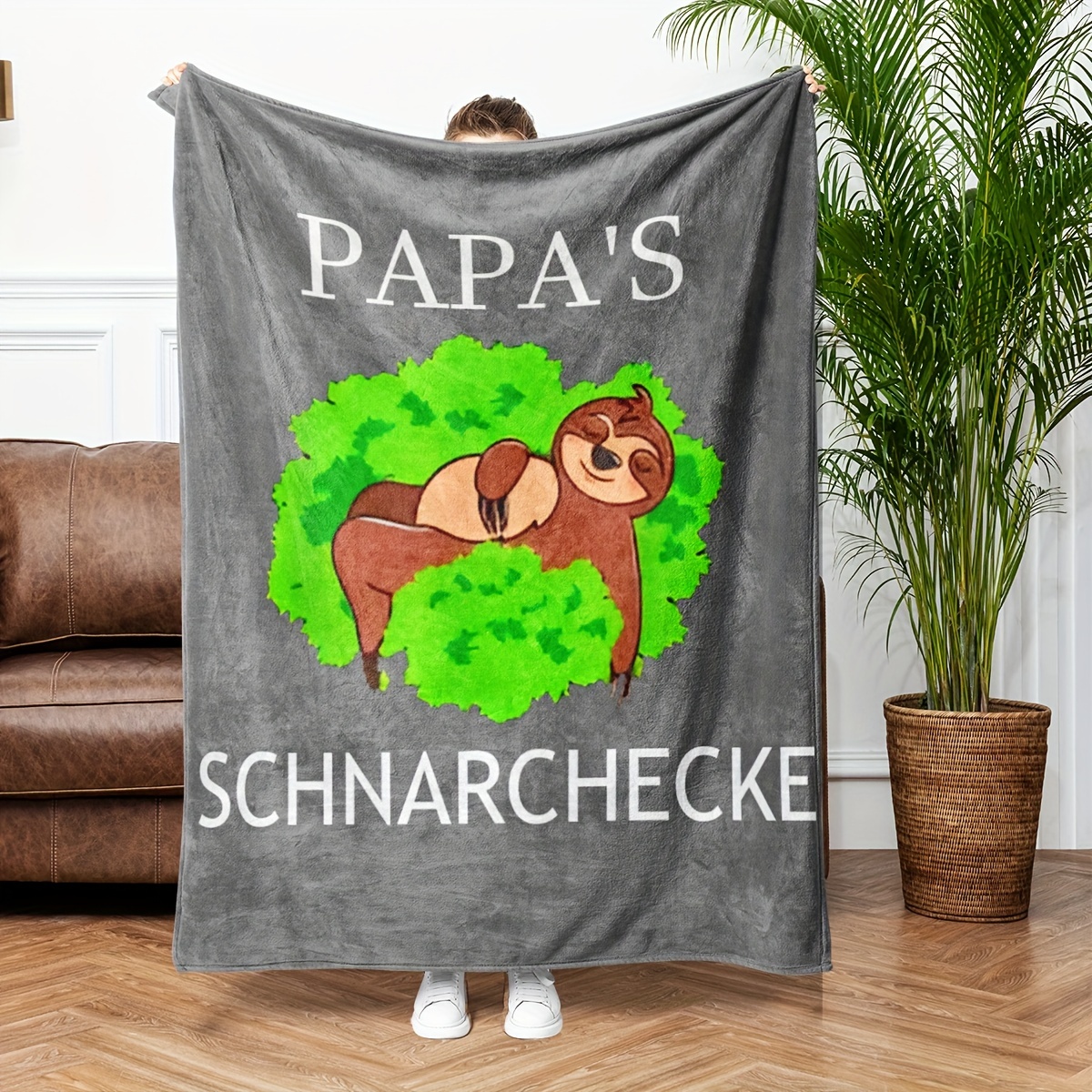 

- Blanket For Dad - For & Christmas, Flannel Blanket, Washable