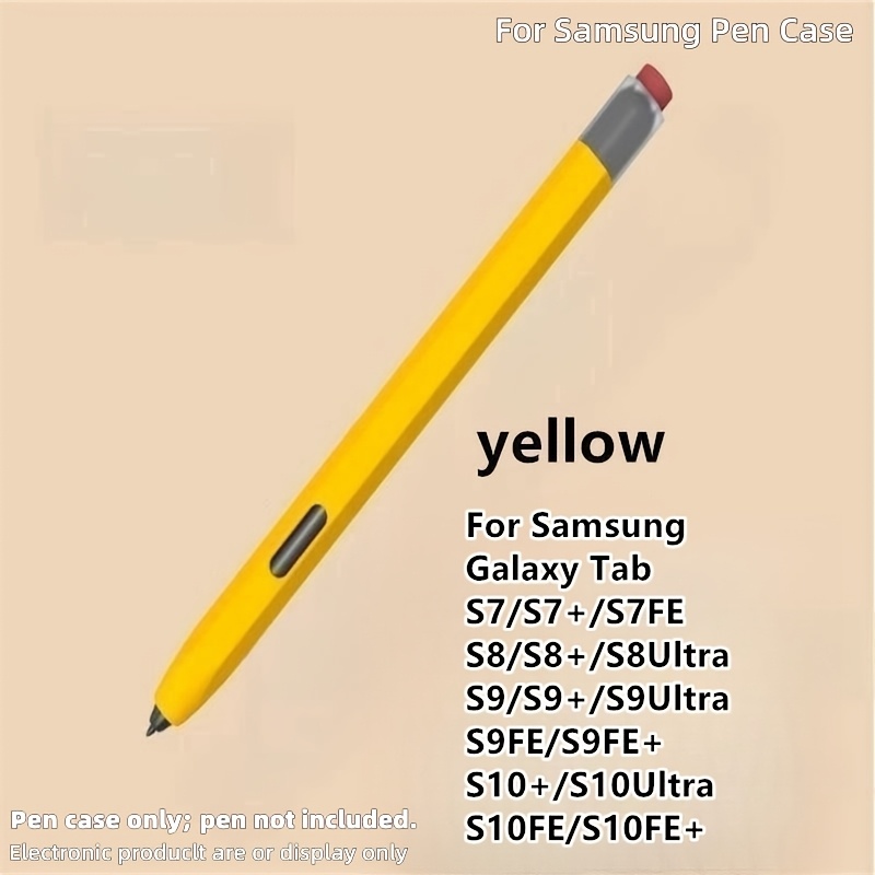 TEMU Pencil Case For Galaxy Tab S6 Lite S7 Fe S8 S9 S10 Ultra Stylus Protective Cover Soft Shockproof Sleeve