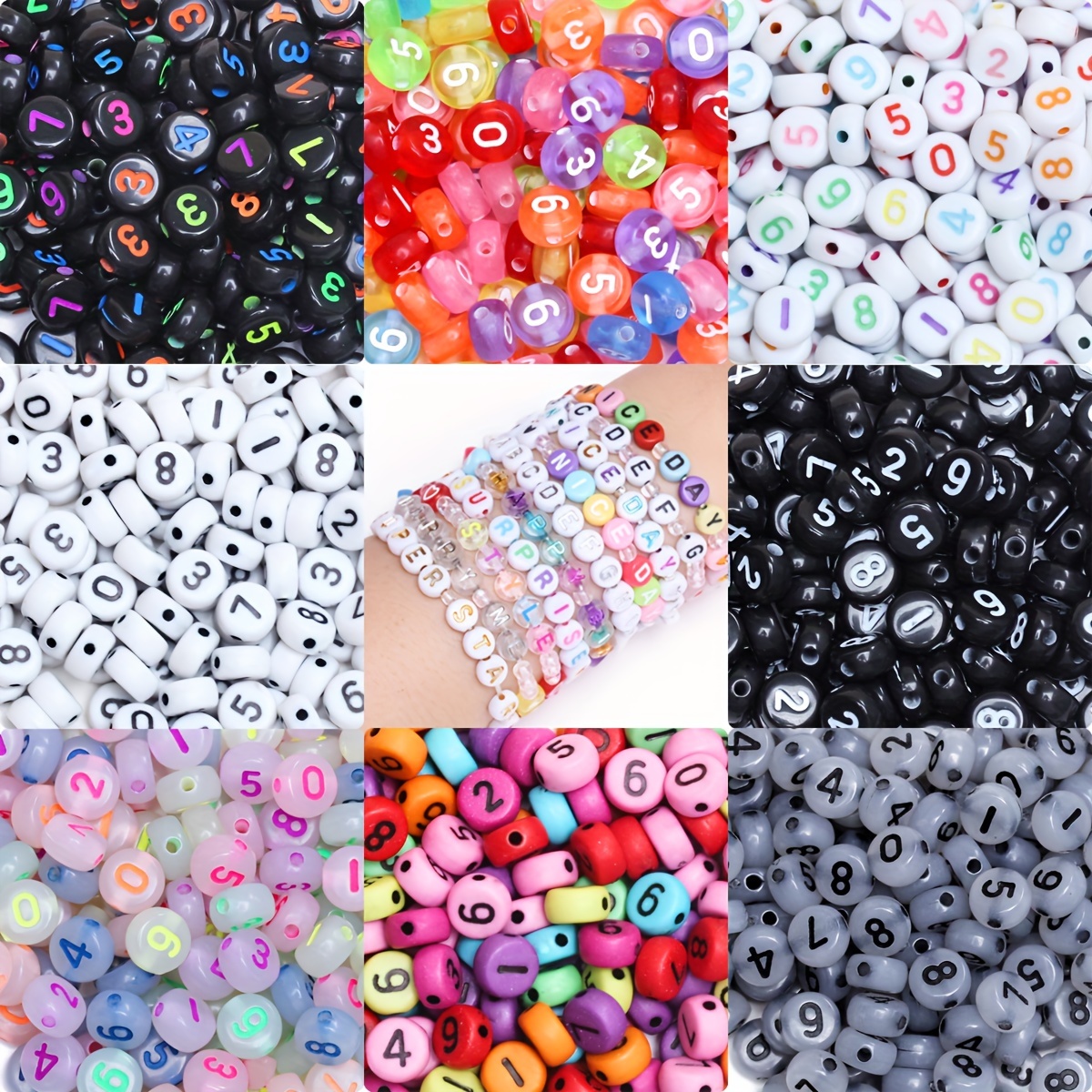 

100pcs Round For Making For Bracelets And Necklaces Handcrafts Beading