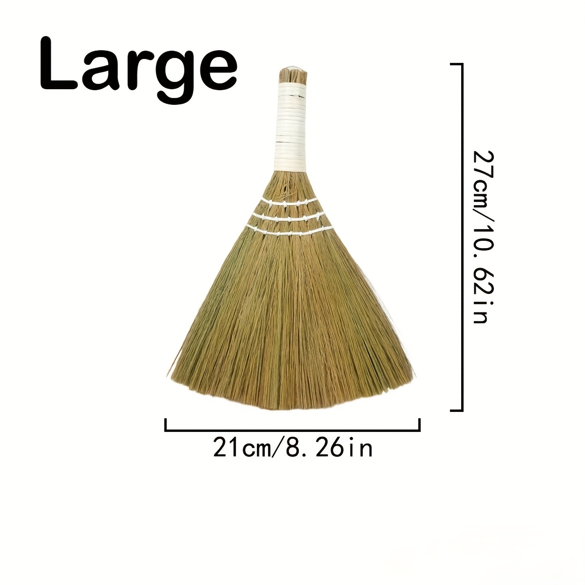 1/2pcs Handheld Woven Broom – Portable Manual Sweeper For Home Kitchen Floors, Office Desks & Tile Grout Cleaning