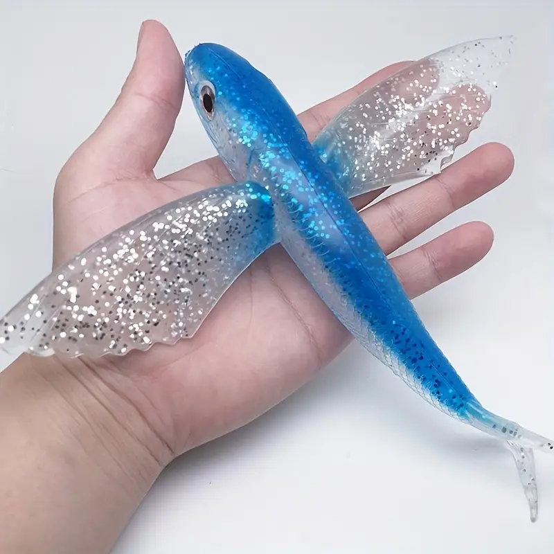 1pc bionic flying fish soft bait large winged - Temu Oman 1pc bionic flying fish soft bait large winged - Temu Oman