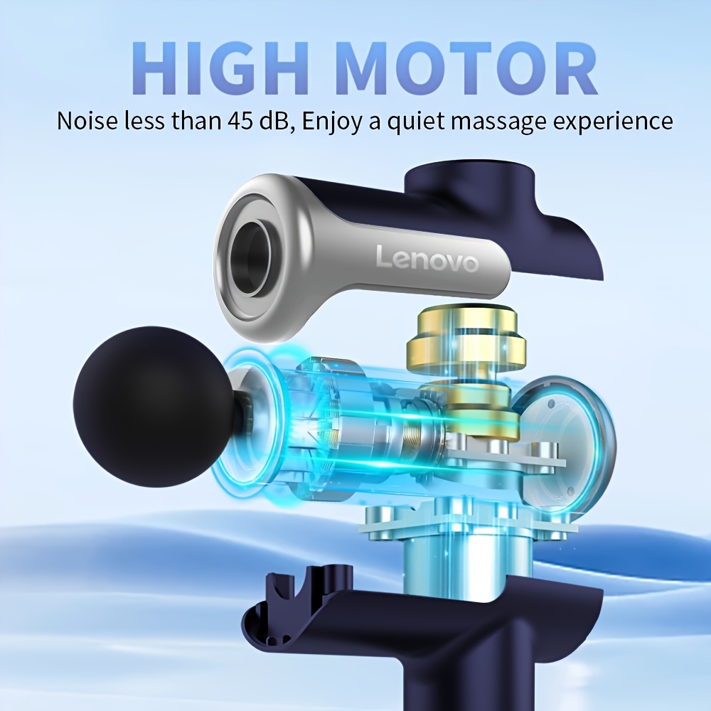 intelligent massage gun quiet 8 head usb charging waist legs and hips fathers day gift 8