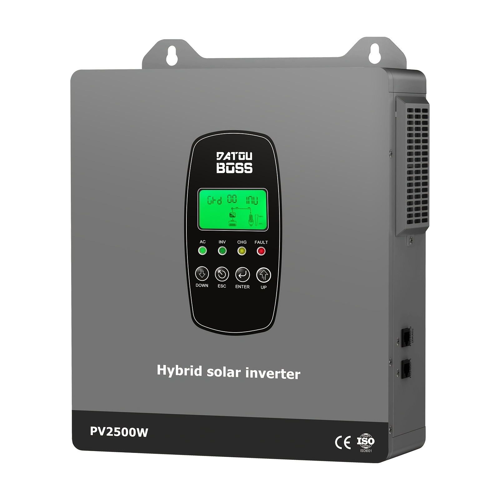 1800w Inverter 12v Pure Sine Wave, 100a Mppt, 2500w Pv Input, 230v Output, Solar & Utility Charging, Off-grid Home Backup For Rv & Solar System Datouboss