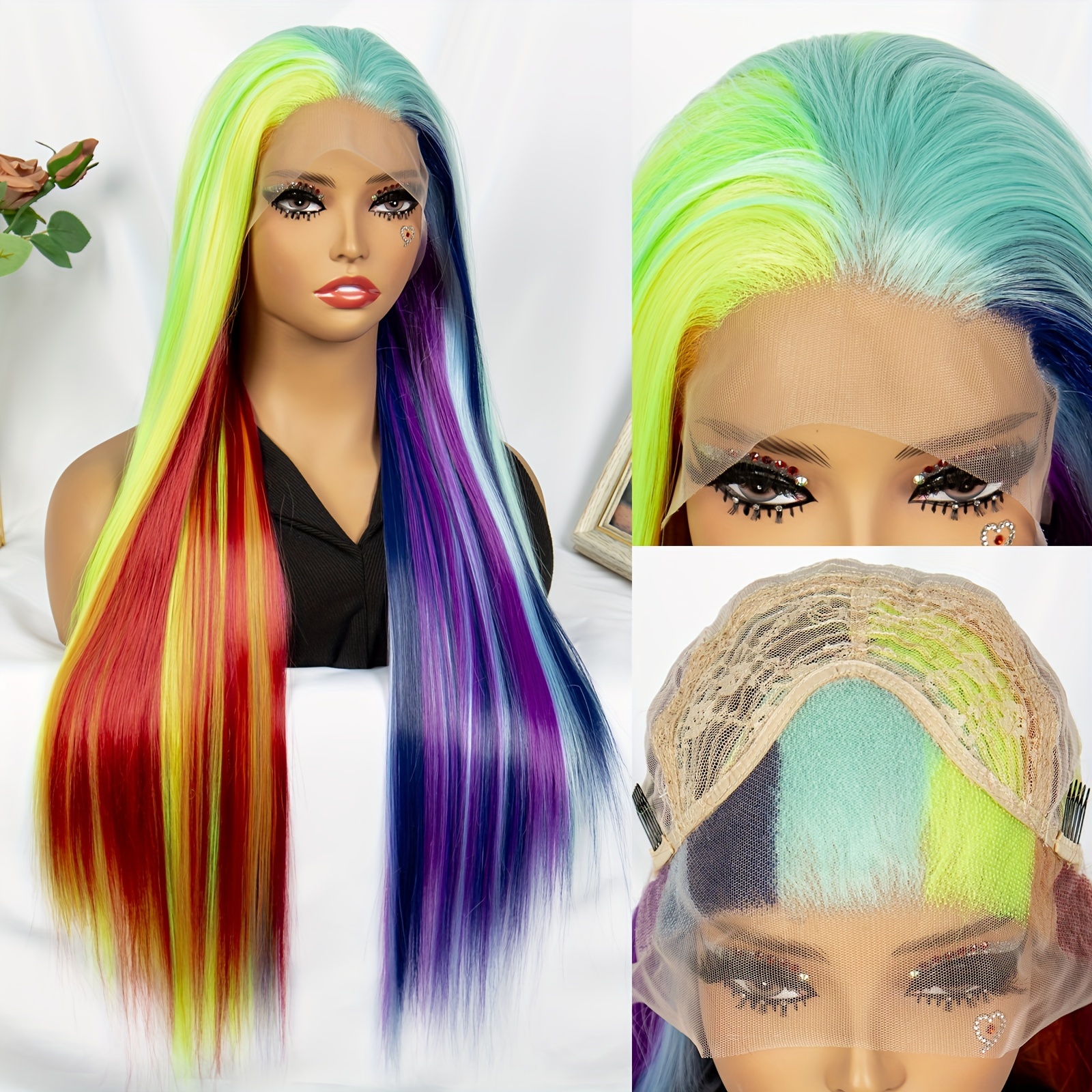 28” RAINBOW LONG 2024 WIG *NEW*