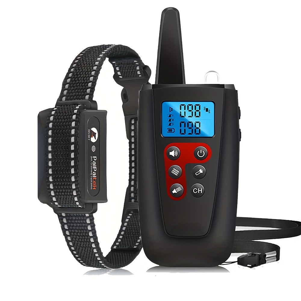 complete dog training kit 3300ft dog training collar with remote lanyard 100 level vibration   flashlight usb rechargeable ipx7 portable adjustable for all breeds dogs 10 110 lbs