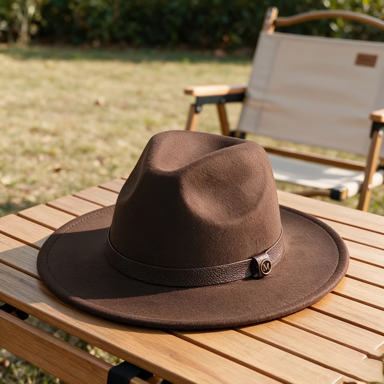 TEMU Casual Felt Hat, European And , Suitable For Outdoor Activities, Vacations, Travel, And Daily Wear. Makes A Great Gift For