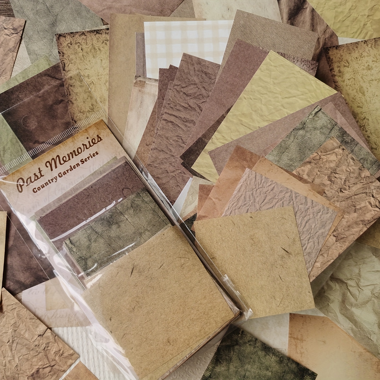 Image of 1 Pack Of 60 Sheets Decorative Paper With Vintage Patterns Diy Scrapbooking Journaling Material