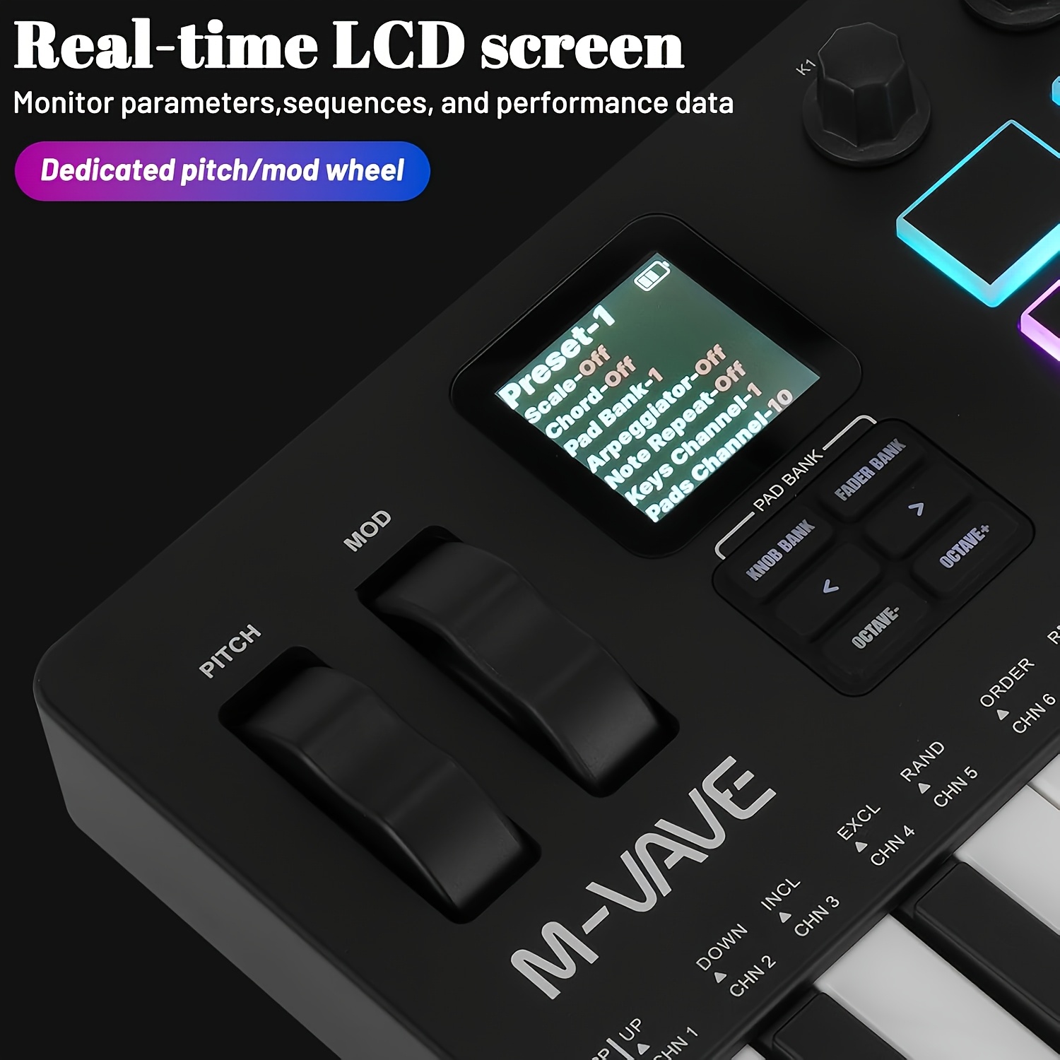 m smk 37 pro 37 key wireless midi controller - Temu