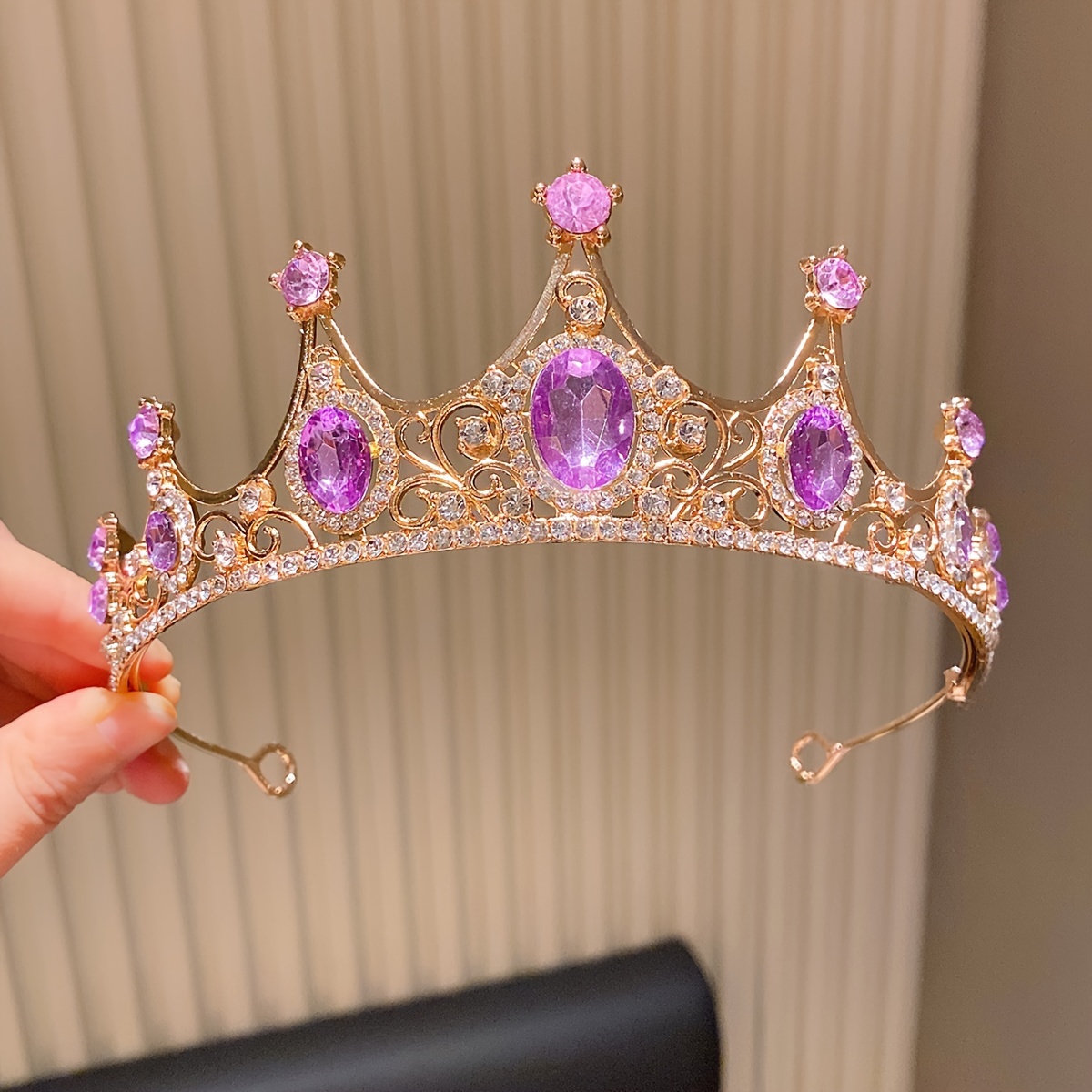 

Lemon Princess Crown Headband - Soft, Comfortable Resin Hair Accessory In Purple For Girls, Parties & Dress-up