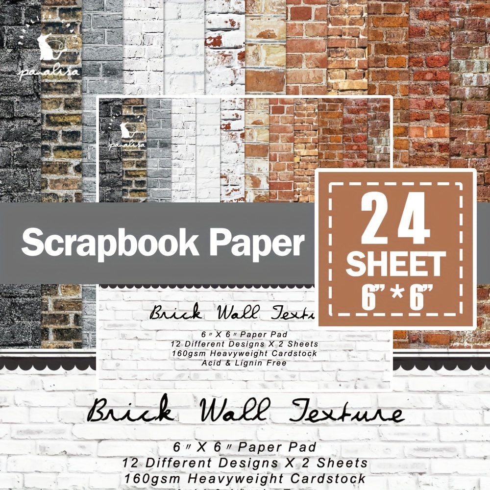 

24 Sheets Of Theme Pad, 6x6 , & Pattern Decor , Suitable For Journaling, Making & Background Supplies, Art , Cardstock, Greeting , Postcard, Decor