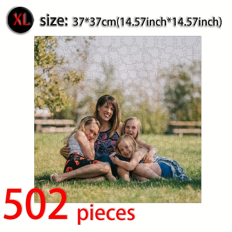 502pcs Customized Wooden Puzzle, Challenging Gift